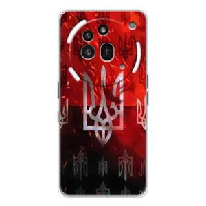 Украинские Чехлы для Nothing Phone (3a) Pro с картинкой УПА (AlphaPrint) (ГЕРБ УПА)