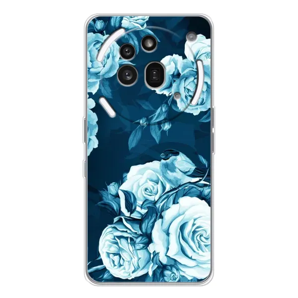 Чехол с принтом «Голубые Бутоны» для Nothing Phone (3a) Pro