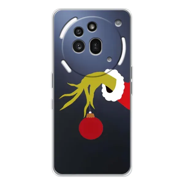 Чехол с принтом «Гринч с игрушкой» для Nothing Phone (3a) Pro