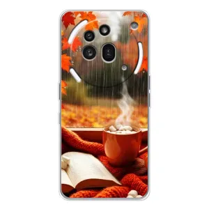 Чохол з унікальним дизайном 'Осінь з кавою' для Nothing Phone (3a) Pro (Кава і дощ)