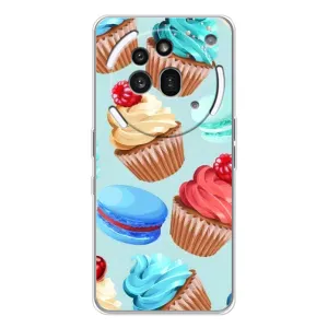 Чехлы с Фруктами для Nothing Phone (3a) Pro (VPrint) (Кексики)
