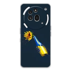 Чехол для Патриота Украины Nothing Phone (3a) Pro - (AlphaPrint) (Коктейль молотова)
