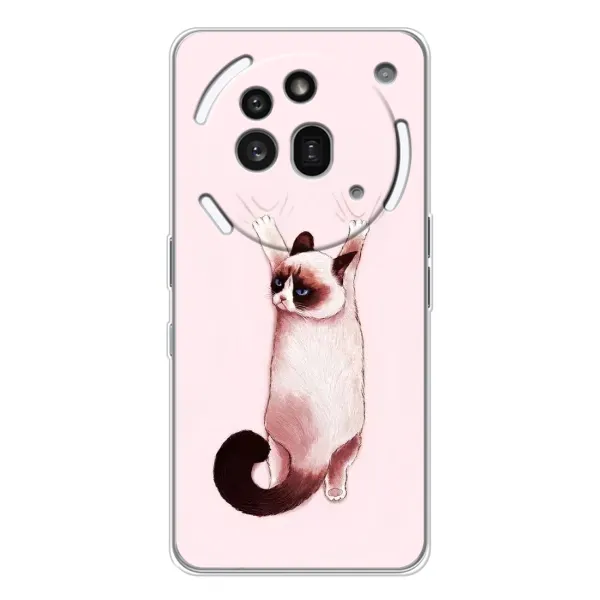 Чохол з принтом «Котик падає» для Nothing Phone (3a) Pro