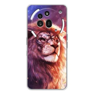 Чохол з картинкою ЛЕВ для Nothing Phone (3a) Pro (VPrint) (Красочний Лев)