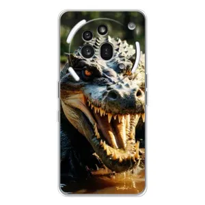 Чохол з картинкою 'Хижаки' для Nothing Phone (3a) Pro (Небезпечний крокодил)