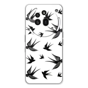 Чохол з пташками на Nothing Phone (3a) Pro (VPrint) (Ластівки)