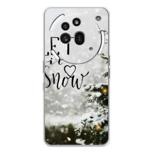 Новорічні, Святкові Чохли для Nothing Phone (3a) Pro - 2024 год (Let it snow)