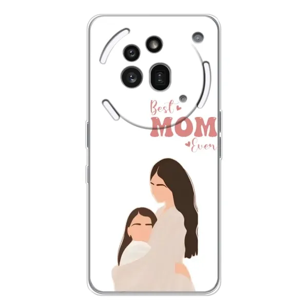 Чехол с принтом «Мама и дочка» для Nothing Phone (3a) Pro