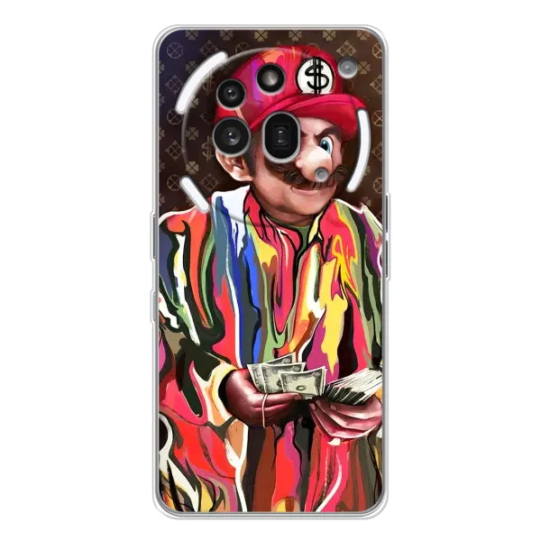 Чехол с принтом «Mario LV» для Nothing Phone (3a) Pro