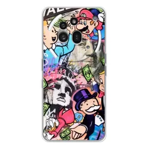 Чохли з крутими принтами для Nothing Phone (3a) Pro - (PREMIUMPrint) (Monopoly man)