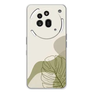 Чохол з принтом «Зелена монстера дизайн» для Nothing Phone (3a) Pro