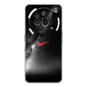 Чохол для Nothing Phone (3a) Pro - з принтом Найк (AlphaPrint) (Найк червоний)