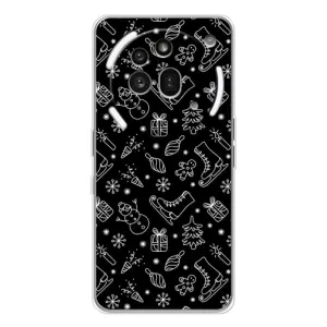Новорічні, Святкові Чохли для Nothing Phone (3a) Pro - 2024 год (Новорічний фон)