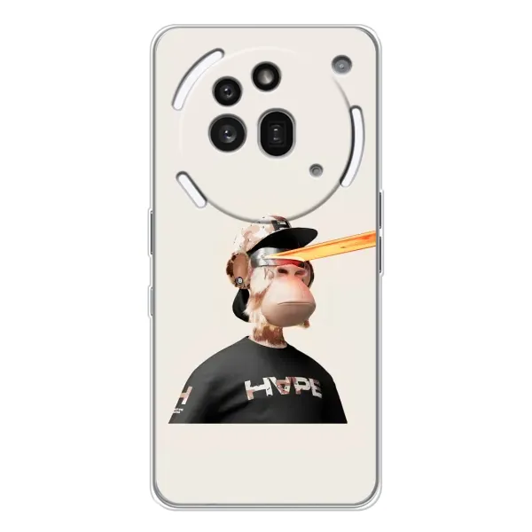 Чохол з принтом «мавпа NFT в окулярах» для Nothing Phone (3a) Pro