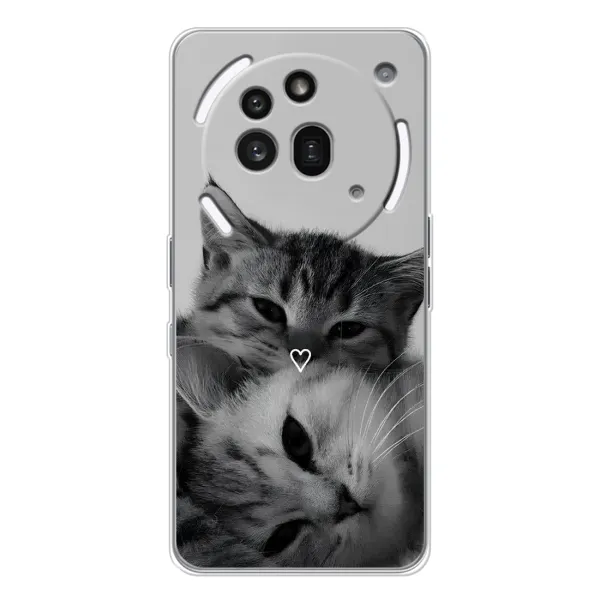 Чохол з принтом «Пара котів» для Nothing Phone (3a) Pro