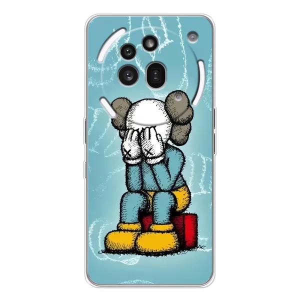 Чехол с принтом «Плач Bearbrick» для Nothing Phone (3a) Pro