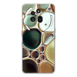 Мраморний чехол на Nothing Phone (3a) Pro (VPrint) (Радужний Мрамор)