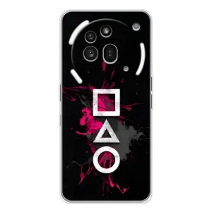 Чохол з принтом «Символи Гра кальмара» для Nothing Phone (3a) Pro