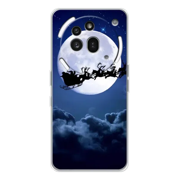 Чехол с принтом «Санта - луна» для Nothing Phone (3a) Pro Чехол с принтом «Санта - луна» для Nothing Phone (3a) Pro