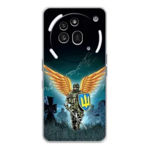 Чехлы с картинкой ЗСУ для Nothing Phone (3a) Pro (AlphaPrint) (Солдат ЗСУ)