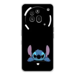 Чехол с принтом «Стич на черном» для Nothing Phone (3a) Pro