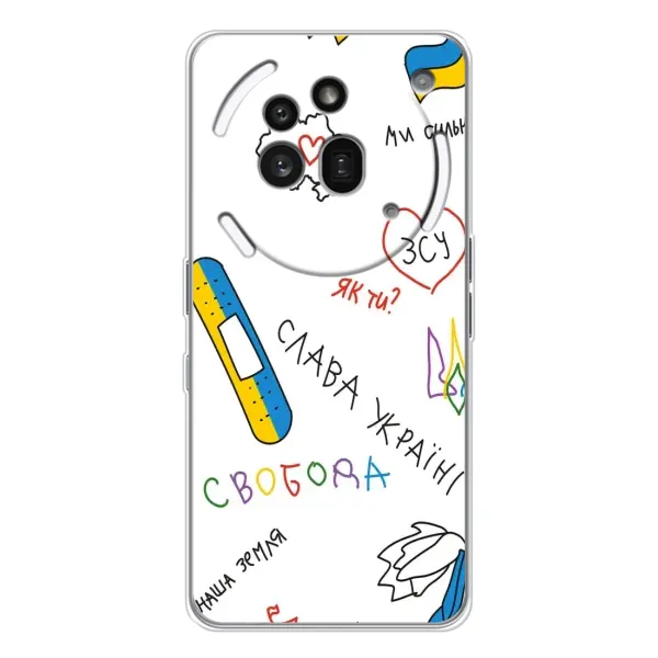 Чохол з принтом «Стикер» для Nothing Phone (3a) Pro