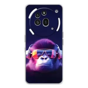 Чохол з Мавпами Nothing Phone (3a) Pro - (AlphaPrint) (Стильна мавпа)