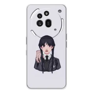 Чохли Венсдей на Nothing Phone (3a) Pro Уенсдей (AlphaPrint) (Венздей і Річ)