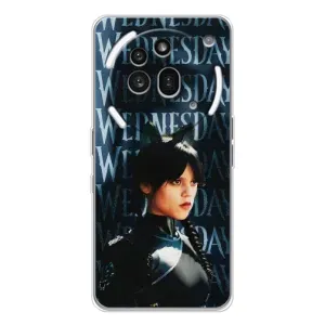 Чохли Венсдей на Nothing Phone (3a) Pro Уенсдей (AlphaPrint) (Венздей кішка)