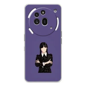Чохли Венсдей на Nothing Phone (3a) Pro Уенсдей (AlphaPrint) (Венздей у чорному)