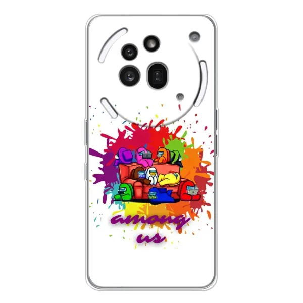 Чехол с принтом «Яркий АмонгАс» для Nothing Phone (3a) Pro