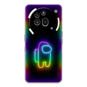 Чехол Амонг Ас для Nothing Phone (3a) Pro (AlphaPrint) (Яркий скин)