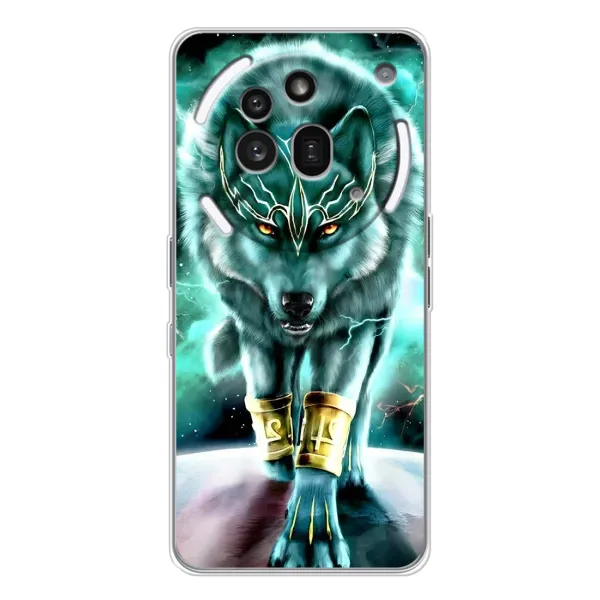 Чохол з принтом «Яскравий вовк» для Nothing Phone (3a) Pro