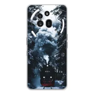 Новорічні, Святкові Чохли для Nothing Phone (3a) Pro - 2024 год (Зимовий потяг)