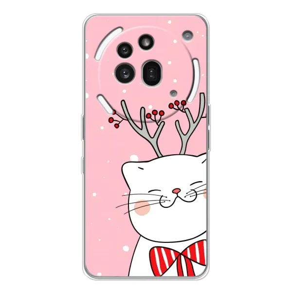 Чехол с принтом «Зимний кот» для Nothing Phone (3a) Pro Чехол с принтом «Зимний кот» для Nothing Phone (3a) Pro