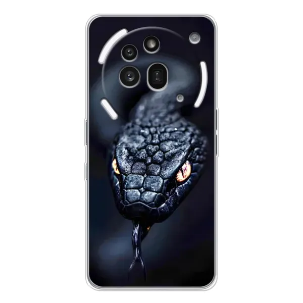 Чохол з принтом «Чорна змія» для Nothing Phone (3a) Pro