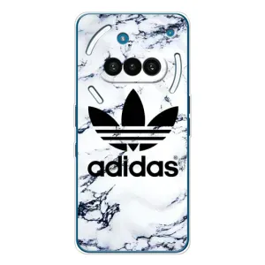 Чохли Адидас для Nothing Phone (3a) (AlphaPrint) (Адідас на мраморі)