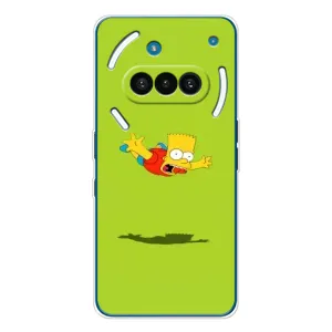 Чехол с Симпсонами для Nothing Phone (3a) (VPrint) (Барт Симпсон)