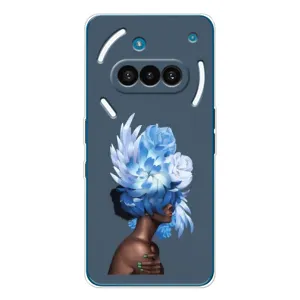 Чехлы (ART) Цветы на Nothing Phone (3a) (VPrint) (Цветы на голове)