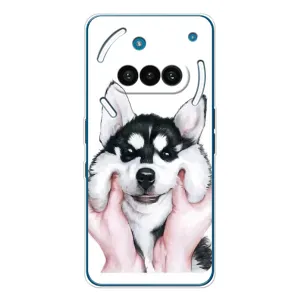Чохли з собаками для Nothing Phone (3a) (VPrint) (Радісний Хаскі)