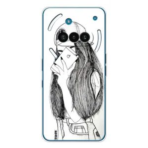 Чохол з друком для Nothing Phone (3a) - (Мода) (AlphaPrint) (Фото дівчини)