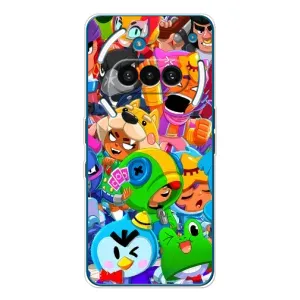 Чехлы Brawl Stars для Nothing Phone (3a) (AlphaPrint) (Герої Бравл Старс)