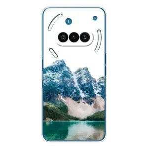 Силіконовий чохол з КАРТИНКАМИ літо для Nothing Phone (3a) (AlphaPrint) (Гори)