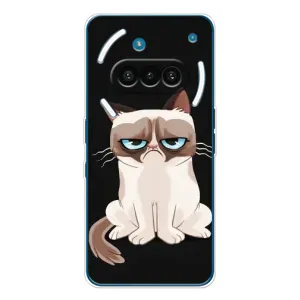 Чохол з принтом для Nothing Phone (3a) (AlphaPrint) Модні коти (Сумний кіт)