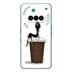 Чохли Луі Вітон для Nothing Phone (3a) (AlphaPrint - LOUIS VUITTON) (кава LOUIS VUITTON)