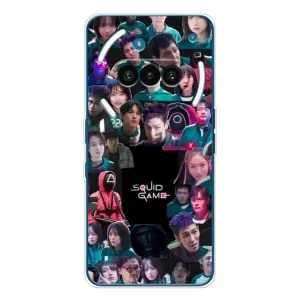 Чехол с принтом «Коллаж Игра кальмара» для Nothing Phone (3a)