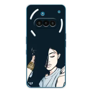 Чохол з друком для Nothing Phone (3a) - (Мода) (AlphaPrint) (Гарна дівчина)