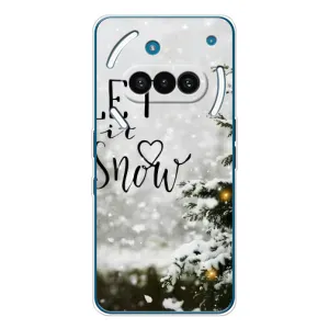 Новорічні, Святкові Чохли для Nothing Phone (3a) - 2024 год (Let it snow)