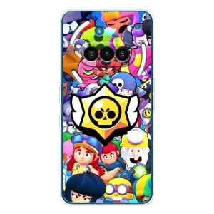Чехол для Nothing Phone (3a) Бравл Старс (VPrint) (Лого Brawl Stars)