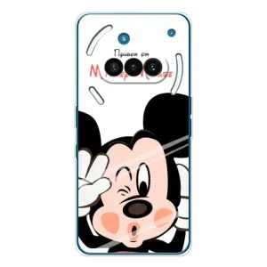 Міккі Маус чохол для Nothing Phone (3a) (AlphaPrint - Мультяшні) (Маус Міккі)
